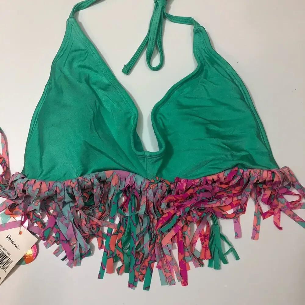 Raisins Fringe sweet pea 2 piece swimsuit Medium